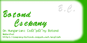 botond csepany business card